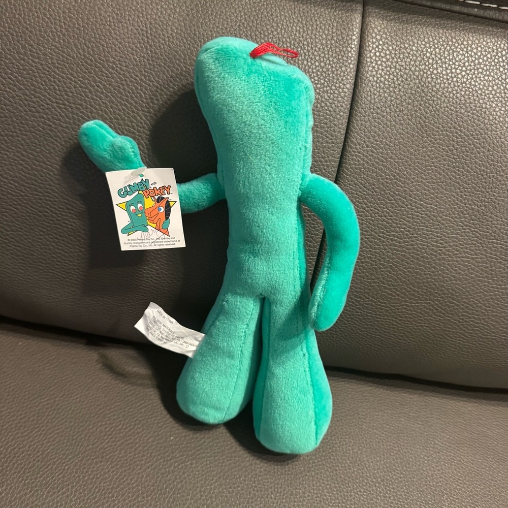 NANCO 11” Gumby Plush Doll Cloth Stuffed Animal Standing Prema Toy NWT Vintage‎ - Picture 2 of 5